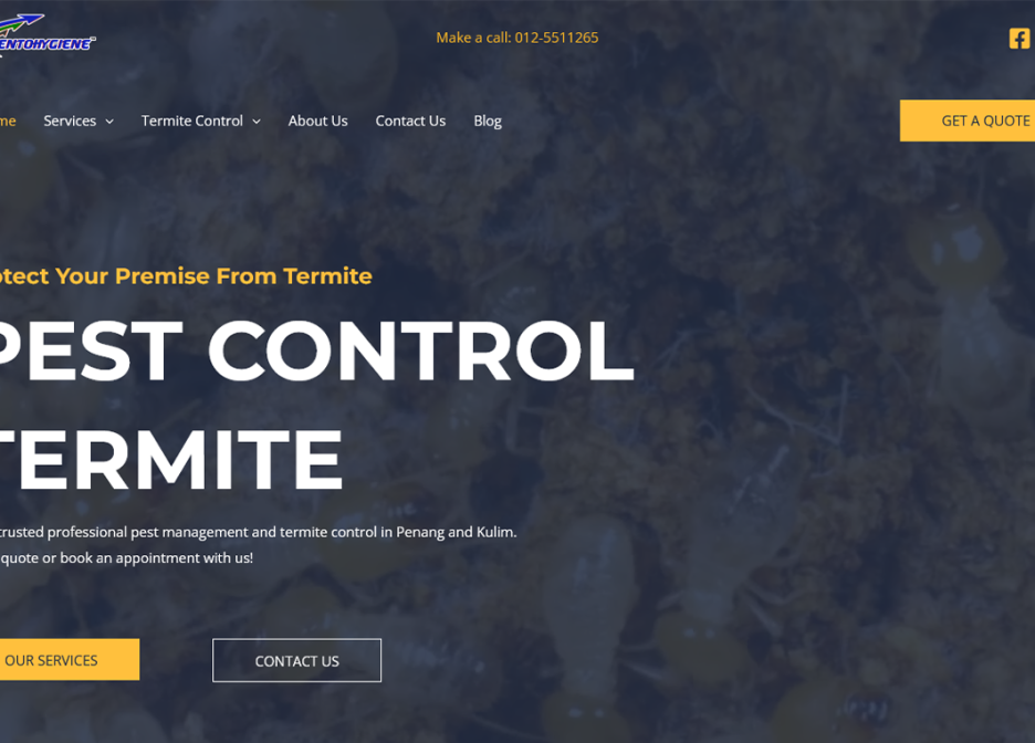 Entohygiene Services Official Website